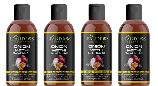 Checkout this latest Herbal Oil
Product Name: *Leandros Onion Methi(Fenugreek)  oil 14 Herbs Perfectly Blended For Hair Growth and Anti-Hair Fall Hair Oil (60ml,Pack Of 4)*
Product Name: Leandros Onion Methi(Fenugreek)  oil 14 Herbs Perfectly Blended For Hair Growth and Anti-Hair Fall Hair Oil (60ml,Pack Of 4)
Brand Name: Others
Net Quantity (N): 4
Flavour: Fenugreek
Country of Origin: India
Easy Returns Available In Case Of Any Issue


SKU: LD_Onion Methi Oil(60ml,Pack Of 4)
Supplier Name: concept art

Code: 533-19269029-5901

Catalog Name: Proffesional Intensive Herbal Oil
CatalogID_3962247
M07-C21-SC2033