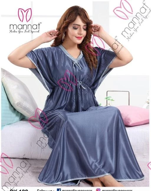 satin maxi nightdress