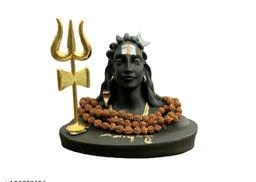 3 inch Adiyogi Statue with Rudraksha Mala for Car Accessories for