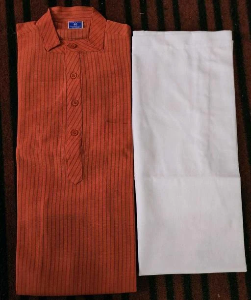 Checkout this latest Kurta Sets
Product Name: *Classy Men Kurta Sets*
Top Fabric: Cotton
Bottom Fabric: Cotton
Scarf Fabric: Cotton
Sleeve Length: Long Sleeves
Bottom Type: Straight Pajama
Stitch Type: Stitched
Pattern: Striped
Sizes:
S (Chest Size: 40 in, Top Length Size: 38 in, Bottom Waist Size: 30 in, Bottom Length Size: 43 in) 
M (Chest Size: 42 in, Top Length Size: 40 in, Bottom Waist Size: 30 in, Bottom Length Size: 43 in) 
L (Chest Size: 44 in, Top Length Size: 40 in, Bottom Waist Size: 32 in, Bottom Length Size: 43 in) 
XL (Chest Size: 46 in, Top Length Size: 42 in, Bottom Waist Size: 32 in, Bottom Length Size: 43 in) 
XXL (Chest Size: 48 in, Top Length Size: 43 in, Bottom Waist Size: 34 in, Bottom Length Size: 43 in) 
XXXL (Chest Size: 52 in, Top Length Size: 44 in, Bottom Waist Size: 34 in, Bottom Length Size: 43 in) 
Country of Origin: India
Easy Returns Available In Case Of Any Issue


SKU: L_PNT_LK_O
Supplier Name: latest_chikan

Code: 783-19394827-7911

Catalog Name: Modern Men Kurta Sets
CatalogID_3993001
M06-C18-SC1201