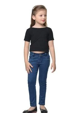 Kids Girls 5 Button Denim Jeans, Jeans Top, cargo pants, baggy jeans, jeans  pant, bell bottom jeans, denim, high waist jeans, ladies jeans, skinny