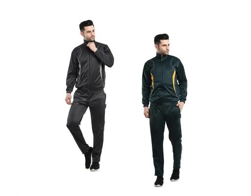IndiWeaves Mens Polyester Track Pants for Winters Pack of 2