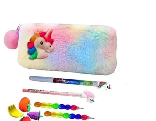 Combo of Unicorn stationery Pen Unicorn Pencil Unicorn Jumbo Pack Unicorn  Combo Set for Girls Kids