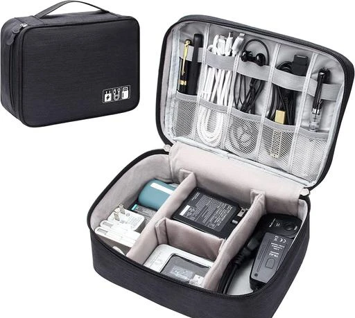 Small Electronics Carrying Case Bag, Travel Gadgets Organizer