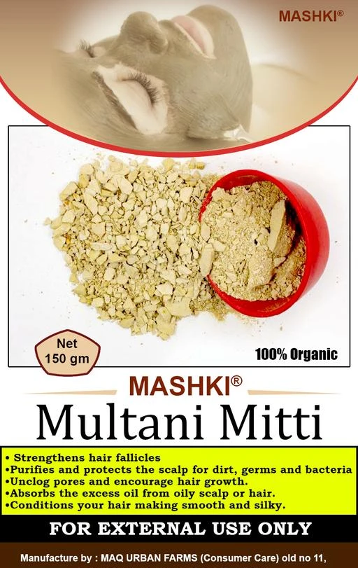 Checkout this latest Facial Kits
Product Name: *Rashuali Multani Mitti 150 grams For Glowing Skin and Hair (Fuller’s Earth/Calcium Bentonite Clay) For Hair Pack / Multani Mitti for Face Pack Powder for Glowing Dry Skin - 100% Natural*
Brand: Mashki
Skin Type: All Skin Types
Flavour: Clay
Net Quantity (N): 1
Easy Returns Available In Case Of Any Issue


SKU: Multani mitti 150 gm
Supplier Name: MAQ URBAN FARMS

Code: 811-19576497-393

Catalog Name: Check out this trending catalog
CatalogID_4040947
M07-C20-SC1245