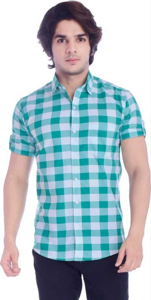 Checkout this latest Shirts
Product Name: *Pretty Fashionista Men Shirts*
Fabric: Cotton Blend
Sleeve Length: Short Sleeves
Pattern: Checked
Net Quantity (N): 1
Sizes:
M (Chest Size: 38 in, Length Size: 28 in) 
L (Chest Size: 40 in, Length Size: 28.5 in) 
Country of Origin: India
Easy Returns Available In Case Of Any Issue


SKU: SM-GREENBASE-WHCHEKS135
Supplier Name: SHOPPING MONK

Code: 634-19710521-5241

Catalog Name: Pretty Fashionista Men Shirts
CatalogID_4074848
M06-C14-SC1206