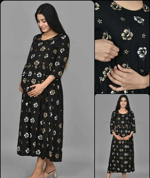 Checkout this latest Dresses
Product Name: *Fancy Modern Women Maternity Feeding Dresses*
Fabric: Rayon
Sleeve Length: Three-Quarter Sleeves
Pattern: Printed
Net Quantity (N): 1
Sizes: 
XL (Bust Size: 42 in, Length Size: 48 in) 
Country of Origin: India
Easy Returns Available In Case Of Any Issue


SKU: ty6442
Supplier Name: JSB

Code: 815-19841948-4791

Catalog Name: Classy Modern Women Maternity Feeding Dresses
CatalogID_4107960
M04-C53-SC1825