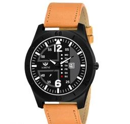 Black Watch Analog Watches Black Colour Dial Watch for Men Stylish