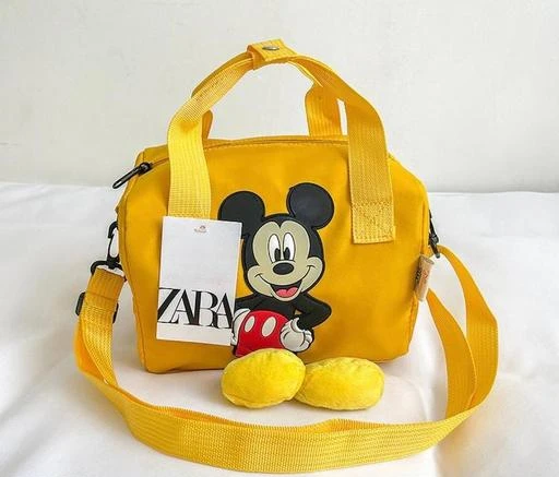 Disney Mickey Mouse Cartoon Backpack Lovely Children Messenger