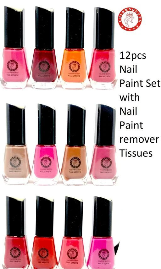 Checkout this latest Nail Polish
Product Name: *Standard Choice Nail Paints Combo ( Pack Of 12 )*
Product Name: Standard Choice Nail Paints Combo ( Pack Of 12 )
Brand Name: Colors Queen
Color: Combo Of Different Color
Type: Matte
Multipack: 12
Easy Returns Available In Case Of Any Issue


Catalog Rating: ★4 (20)

Catalog Name: Premium Choice Nail Paints Combo Vol 3
CatalogID_268482
C172-SC1953
Code: 603-2029563-438