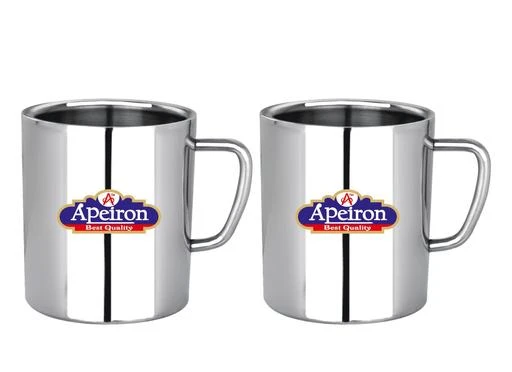 Checkout this latest Cups, Mugs & Saucers_500
Product Name: *Apeiron Stainless Steel | Double Wall Tea Cup Coffee Cup| Pack of 2 300ml Each Cup | Sober mug Designed | Silver *
Material: Stainless Steel
Pack: Pack of 2
Length: 20 cm
Breadth: 10 cm
Height: 10 cm
Size (in ltrs): 300 ml
Country of Origin: India
Easy Returns Available In Case Of Any Issue


Catalog Rating: ★3.2 (6)

Catalog Name: Essential Cups, Mugs & Saucers
CatalogID_4229436
C190-SC2066
Code: 584-20308335-999
