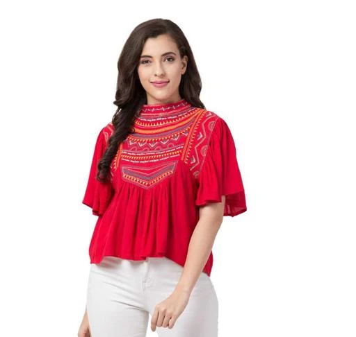Checkout this latest Tops & Tunics
Product Name: *Classy Latest Women Tops & Tunics*
Fabric: Rayon
Sleeve Length: Short Sleeves
Pattern: Embroidered
Multipack: 1
Sizes:
S, M, L, XL, XXL
Country of Origin: India
Easy Returns Available In Case Of Any Issue


Catalog Rating: ★3.5 (13)

Catalog Name: Classy Latest Women Tops & Tunics
CatalogID_4249847
C79-SC1020
Code: 233-20388692-3501