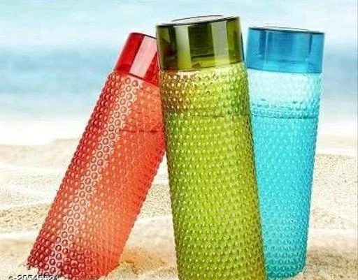 Buy Others Technika Bubble Design Unbreakable Water Bottle For Home School Office 1000 Ml Bottle Pack Of 3 Multicolor Plastic For Rs444 Cod And Easy Return Available