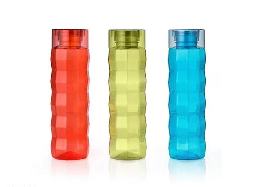 Buy Others Technika Diamond Design Unbreakable Water Bottle For Home School Office 1000 Ml Bottle Pack Of 3 Multicolor Plastic For Rs444 Cod And Easy Return Available