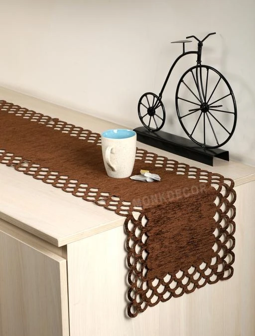 Checkout this latest Table Runners
Product Name: *Regalia Dining Table Runner (Size-70x15 Inches.)Brown Color.*
Country of Origin: India
Easy Returns Available In Case Of Any Issue


SKU: TLTR30269
Supplier Name: MONKDECOR

Code: 138-20672419-5442

Catalog Name: Trendy Table Runner
CatalogID_4324956
M08-C23-SC1127