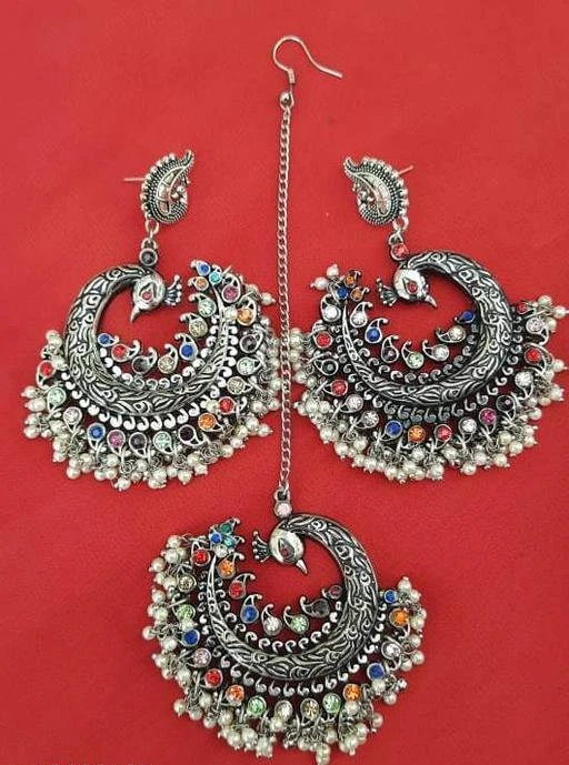 Checkout this latest Maangtika
Product Name: *German Silver oxidised plating peacock maangtikka with earring for women & girls - multi color*
Base Metal: German Silver
Plating: Oxidised Silver
Stone Type: Artificial Stones & Beads
Type: Chaand Tika
Multipack: 2
Sizes: Free Size
Country of Origin: India
Easy Returns Available In Case Of Any Issue


Catalog Rating: ★4 (81)

Catalog Name: Sizzling Chunky Maangtika
CatalogID_4329714
C77-SC1100
Code: 372-20689597-738