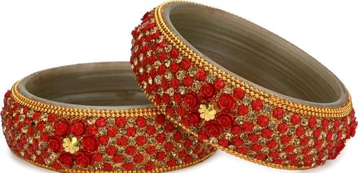 Checkout this latest Bracelet & Bangles
Product Name: *VERMA Fancy Glass Bangle/ Kada Set Ornamented ( Pack of 2)D51 *
Base Metal: Alloy
Plating: Gold Plated
Stone Type: American Diamond
Sizing: Adjustable
Type: Chooda
Multipack: 1
Sizes:2.2, 2.4, 2.6, 2.8
Country of Origin: India
Easy Returns Available In Case Of Any Issue


Catalog Rating: ★4 (73)

Catalog Name: Elite Beautiful Bracelet & Bangles
CatalogID_4330182
C77-SC1094
Code: 502-20691789-567