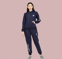 Women's Pack of 1 Black Solid Summer Track Suits
