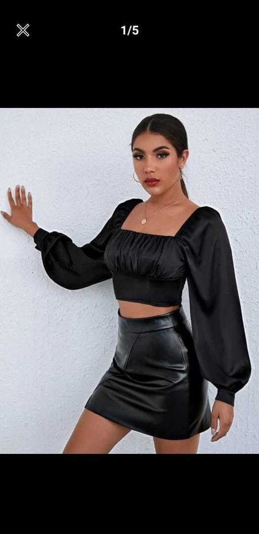 Checkout this latest Tops & Tunics
Product Name: *Stylish Designer Women Tops & Tunics*
Fabric: Satin
Sleeve Length: Long Sleeves
Pattern: Solid
Net Quantity (N): 1
Sizes:
XS, S (Bust Size: 36 in) 
M (Bust Size: 38 in) 
L (Bust Size: 40 in) 
XL (Bust Size: 42 in) 
XXL (Bust Size: 44 in) 
Country of Origin: India
Easy Returns Available In Case Of Any Issue


SKU: PYFATop_004
Supplier Name: PYRAMID FASHIONS

Code: 053-20870073-5811

Catalog Name: Trendy Partywear Women Tops & Tunics
CatalogID_4373091
M04-C07-SC1020