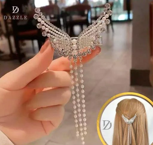 Buy AccessHer Trendy Indo Western Wedding and Party Wear Fancy Golden Hair  Accessories Hair Clip Side Pin Comb Pin Jooda Pin For Girls And Women  Online at Low Prices in India 