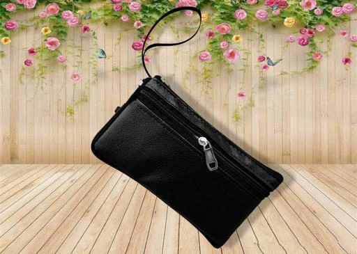 Small Leather Cash and Card Holder for Women