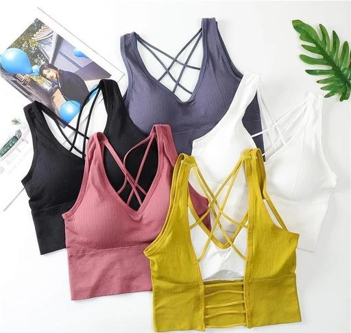  Women Padded Sports Bra / Women Padded Sports Bra