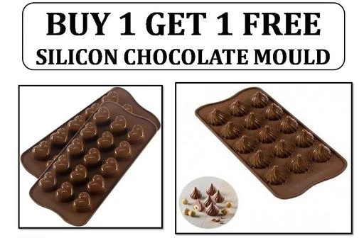 Checkout this latest Bakeware Moulds & Tins
Product Name: *BUY 1 GET 1 FREE - SILICON CHOCOLATE MOULD(PACK OF 2)HEART+MODAK*
Material: Silicone
Type: Candy & Chocolate Moulds
Pack Of: Pack Of 2
Country of Origin: India
Easy Returns Available In Case Of Any Issue


Catalog Rating: ★4 (60)

Catalog Name: Colorful Candy & Chocolate Moulds
CatalogID_4415588
C80-SC1256
Code: 081-21029668-765