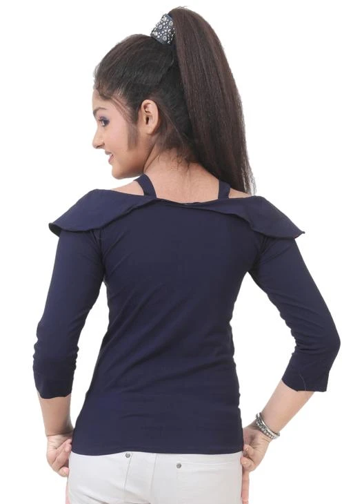  Girl Stylish Tops Tunics Blue Riya Fashion Western Style Top