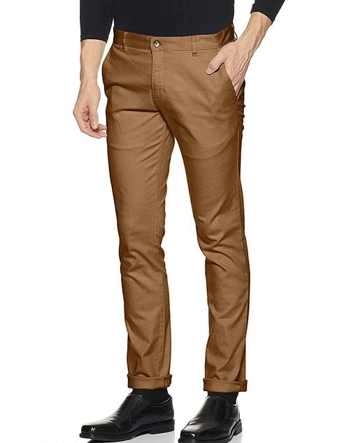 Brown Mens Regular Fit And Lightweight Double Pocket Plain Cotton Pant at  Best Price in Singrauli  Din Laurels