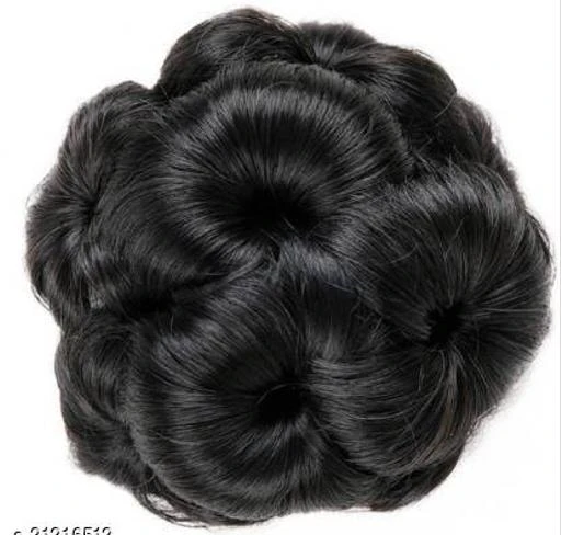 Checkout this latest Hair Buns
Product Name: *Charming Elegant   Black  Hair Bun*
Hair Type: Synthetic Hair
Ideal For: Women
Size: Onesize
Net Quantity (N): 1
CAMOLA DEVA Provide Synthetic Hair Extension in Best Quality and Super Hold Clips in Hair Extension. Easy and Quickest Way to add Length In Color or any Style Without Waiting Time for Hairs to Grow. Fashion Goodness- Change Your Style/Colors,add Variation and Debt Picking New Trends. Special Occessions or Casual- Dress Your Hair With New Look on Special Occessions Like Birthday Party,Wedding,Causally etc. This Hair Extension Will Make an Ideal Hair Accessory for Women Who Want to add Some Length,Volume to their Hair to Make Hairstyle Look More Elegant. Colour me slightly very because of lightning effect.
Country of Origin: India
Easy Returns Available In Case Of Any Issue


SKU: BLACK SILKY JUNDA BUN PUNJA
Supplier Name: herba medi hub

Code: 442-21216512-897

Catalog Name: CAMOLA DEVA Sensational Natural Look Hair Extensions
CatalogID_4467064
M05-C13-SC1088