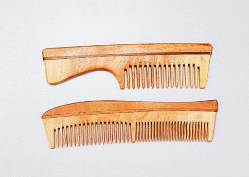  - Neem Woodenwood Comb For Women Men Hair Growth Helps In  Prevention