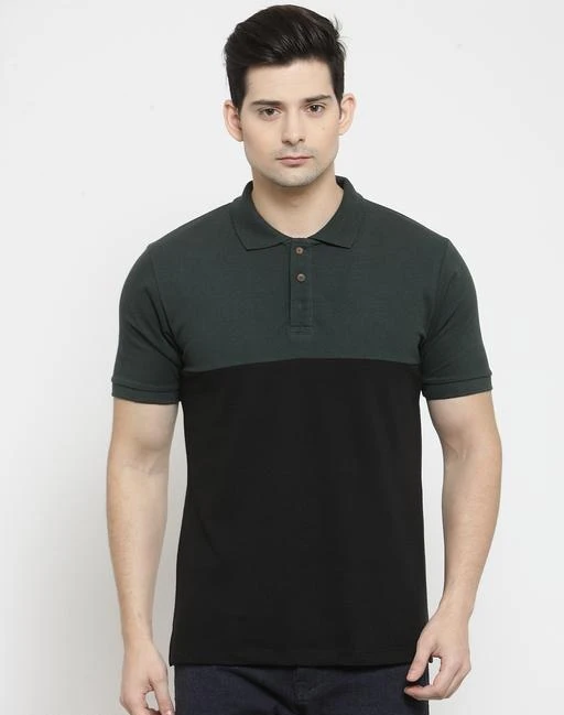 Checkout this latest Tshirts
Product Name: *Kalt Men Dual Colour Half Sleeves Polo Neck Cotton Blend T-Shirt*
Fabric: Cotton Blend
Sleeve Length: Short Sleeves
Pattern: Colorblocked
Net Quantity (N): 1
Sizes:
S (Chest Size: 36 in, Length Size: 26 in) 
M (Chest Size: 38 in, Length Size: 27 in) 
L (Chest Size: 40 in, Length Size: 27.5 in) 
XL (Chest Size: 42 in, Length Size: 28 in) 
XXL (Chest Size: 44 in, Length Size: 28.5 in) 
Kalt Men Dual Colour Half Sleeves Polo Neck Cotton Blend T-Shirt
Country of Origin: India
Easy Returns Available In Case Of Any Issue


SKU: TM652 BKBG
Supplier Name: KALT

Code: 864-21303024-008

Catalog Name: Trendy Fashionista Men Tshirts
CatalogID_4491636
M06-C14-SC1205