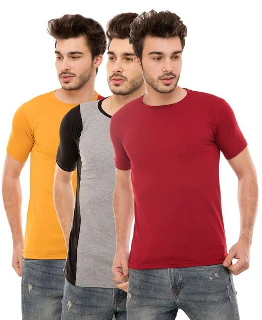 Checkout this latest Tshirts
Product Name: *Trendy Men's Cotton Blend Tshirts Combo*
Fabric: Cotton Blend
Sleeve Length: Short Sleeves
Pattern: Solid
Multipack: 3
Sizes:
S, M, L, XL
Country of Origin: India
Easy Returns Available In Case Of Any Issue


Catalog Rating: ★4 (55)

Catalog Name: Stylish Trendy Men's Cotton Blend Tshirts Combo Vol 6
CatalogID_284615
C70-SC1205
Code: 975-2145678-9621