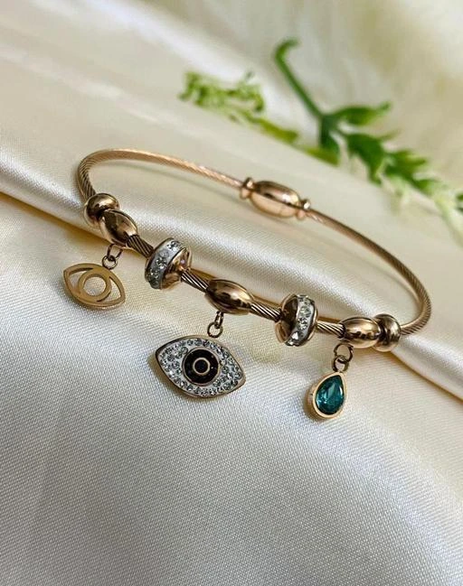 How to Make a Hook and Eye Charm Bangle