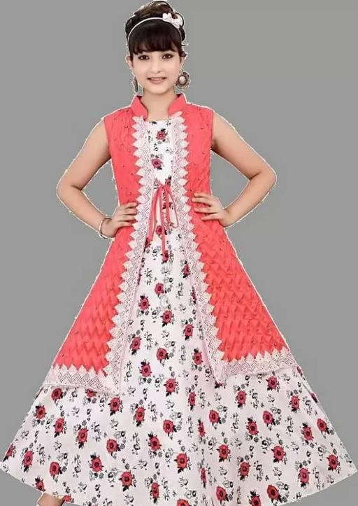 GULNAZ FASHION PRETTY NICE AND BEAUTIFUL GOWN FOR GIRLS BABY GIRLS AND  YOUNG GIRLS