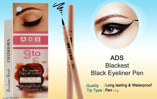 SKETCH EYELINER in just Rs100  ADS Sketch Eyeliner Pen Review  Swatch   Affordable Indian Makeup  YouTube