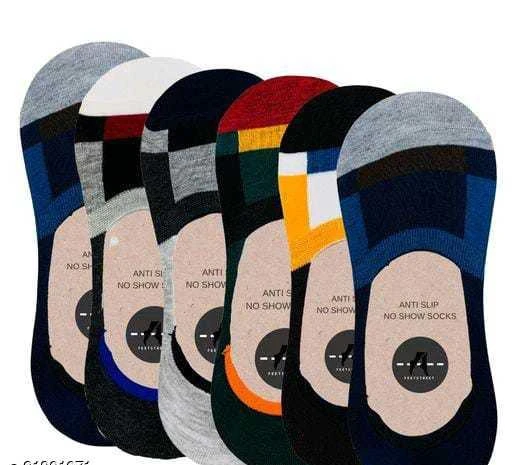 Checkout this latest Socks
Product Name: *PinKit Pattern Loafer Socks for Men & Women Cotton Solid Peds/Footie/No-Show, Low Cut (Pack of 6 Pairs)*
Fabric: Cotton Blend
Type: Gel/grip
Pattern: Textured
Multipack: 6
Sizes: Free Size
Country of Origin: India
Easy Returns Available In Case Of Any Issue


SKU: BOXLFR_PACK6
Supplier Name: The Samkit's Attire

Code: 861-21801671-994

Catalog Name: Fashionable Trendy Men Socks
CatalogID_4622951
M06-C57-SC1240
.
