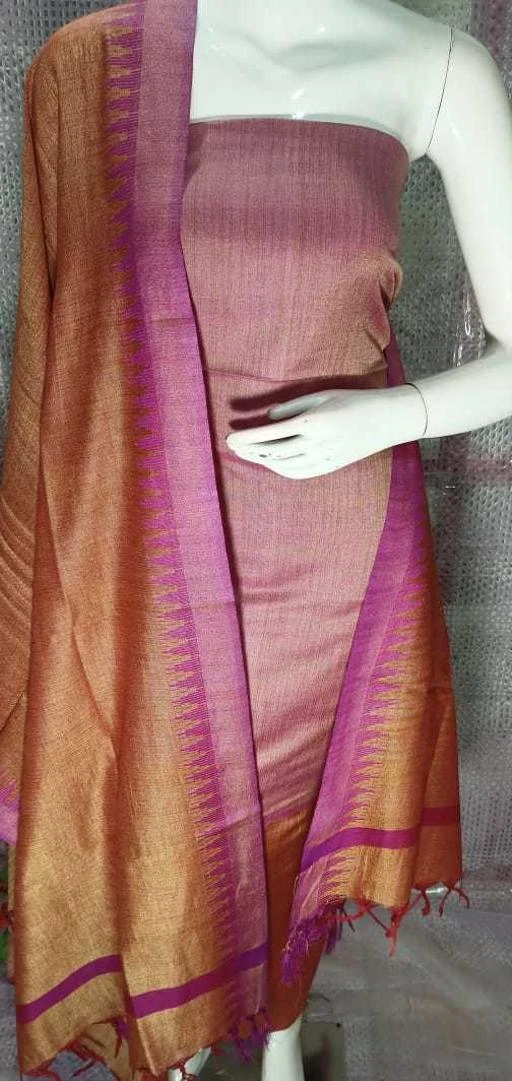 Khadi silk dress material sale