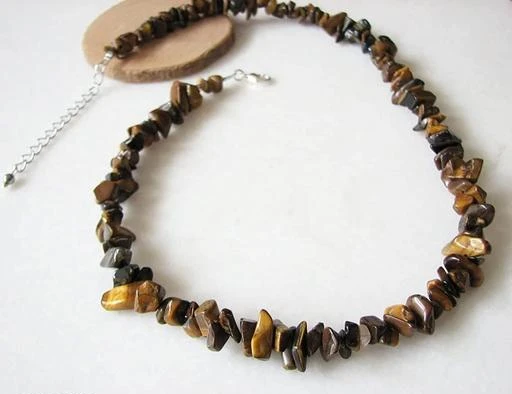  Natural Tiger Eye Chips Necklace For Women And Tiger Eye Chip  Beads