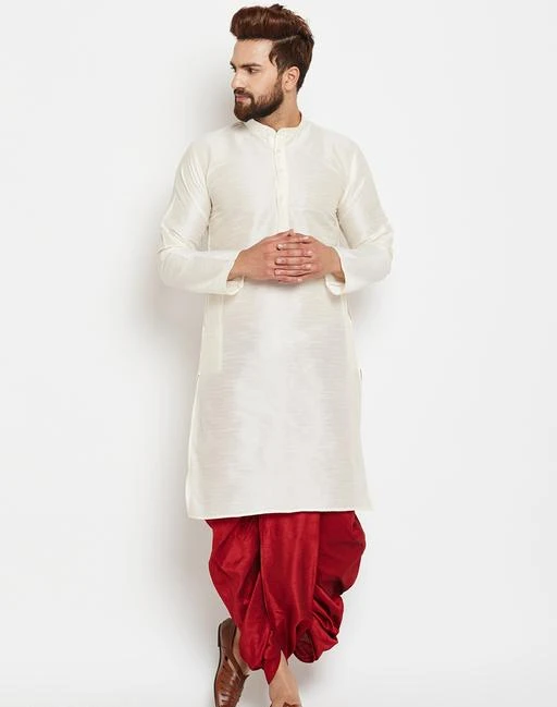 Checkout this latest Kurta Sets
Product Name: *Ethnic Silk Blend Men's Kurta Set*
Fabric: Kurta - Silk Blend  Dhoti - Silk Blend
Sleeves: Sleeves Are Included
Size : Kurta - 38 in  40 in  42 in  44 in (Refer Size Chart) Dhoti - 38 in  40 in  42 in  44 in (Refer Size Chart)
Length : Kurta - Refer Size Chart  Dhoti - Refer Size Chart
Type: Stitched
Description: It Has 1 Piece Of Men's Kurta With Dhoti
Pattern: Kurta - Solid Dhoti - Solid
Country of Origin: India
Easy Returns Available In Case Of Any Issue


Catalog Rating: ★5 (4)

Catalog Name: Fashionable Ethnic Silk Blend Men's Kurtas Sets Vol 1
CatalogID_292625
C66-SC1201
Code: 6211-2202402-1863