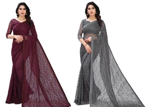 Checkout this latest Sarees
Product Name: *Abhisarika Graceful Sarees*
Saree Fabric: Net
Blouse: Running Blouse
Blouse Fabric: Net
Net Quantity (N): Pack of 2
Sizes: 
Free Size (Saree Length Size: 5.5 m, Blouse Length Size: 0.8 m) 
Country of Origin: India
Easy Returns Available In Case Of Any Issue


SKU: AP New Wine & Grey
Supplier Name: Koustav

Code: 745-22034321-998

Catalog Name: Abhisarika Graceful Sarees
CatalogID_4690113
M03-C02-SC1004
