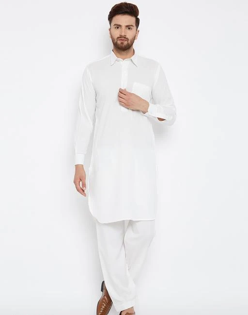 Checkout this latest Kurta Sets
Product Name: *Ethnic Fashionable Men's Trendy Kurtas Set*
Fabric: Kurta - Cotton Blend Pyjama - Cotton Blend 
Sleeves: Sleeves Are Included
Size: 36 in 38 in  40 in  42 in  44 in (Refer Size Chart For Details)
Length: Kurta - (Refer Size Chart)  Pyjama - (Refer Size Chart)
Type: Stitched
Description: It Has 1 Piece Of Men's Kurta With 1 Piece Of Pyjama 
Pattern : Kurta - Solid Pyjama - Solid
Country of Origin: India
Easy Returns Available In Case Of Any Issue


Catalog Rating: ★3.8 (12)

Catalog Name: Elegant Ethnic Fashionable Men's Trendy Kurtas Sets Vol 3
CatalogID_293124
C66-SC1201
Code: 939-2205899-6462