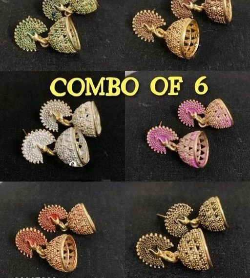 Checkout this latest Earrings & Studs
Product Name: *Feminine Elegant Earrings*
Base Metal: Brass & Copper
Plating: Gold Plated
Stone Type: No Stone
Type: Jhumkhas
Country of Origin: India
Easy Returns Available In Case Of Any Issue


SKU: Subhag_6
Supplier Name: MONKDECOR

Code: 271-22067266-576

Catalog Name: Shimmering Glittering Earrings
CatalogID_4701460
M05-C11-SC1091