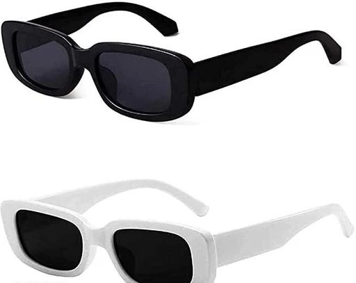 Black Rectangular Glasses Favourite Mc Stan Sun Glasses