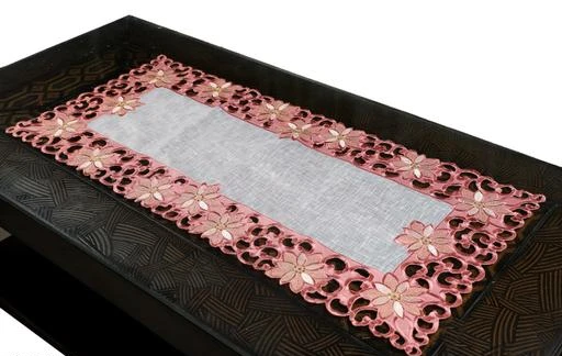 Checkout this latest Table Runners
Product Name: *Tissue Cutwork Eight Color Centre Table runner(Size-33x15 inches) Color-Pink*
Package Contains 1 Pieces Of Tissue Cutwork Centre Table Runner( Size-33x15 Inches) Beautiful/Embroided/Simple and Stylish runner and Regular use.
Country of Origin: India
Easy Returns Available In Case Of Any Issue


SKU: TLTR30395
Supplier Name: Tanlooms

Code: 045-22150354-949

Catalog Name: Trendy Table Runner
CatalogID_4727390
M08-C23-SC1127