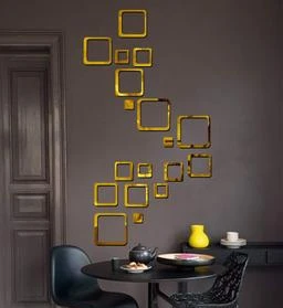 Kalash Shubh Labh Mirror Stickers for Wall, Acrylic Mirror Wall Decor  Sticker, Wall Mirror Stickers, Acrylic