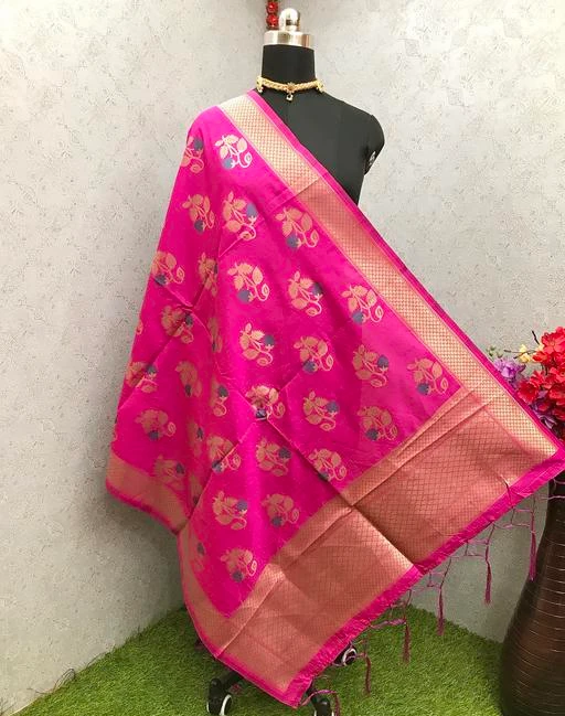 Checkout this latest Dupattas
Product Name: *Versatile Attractive Banarasi Silk Women Dupattas*
Fabric: Banarasi Silk
Pattern: Zari Work
Multipack: 1
Sizes:Free Size (Length Size: 2.25 m) 
Country of Origin: India
Easy Returns Available In Case Of Any Issue


SKU: DSKLS2
Supplier Name: Chiku Fs0

Code: 703-22253800-999

Catalog Name: Versatile Attractive Women Dupattas
CatalogID_4758077
M03-C06-SC1006