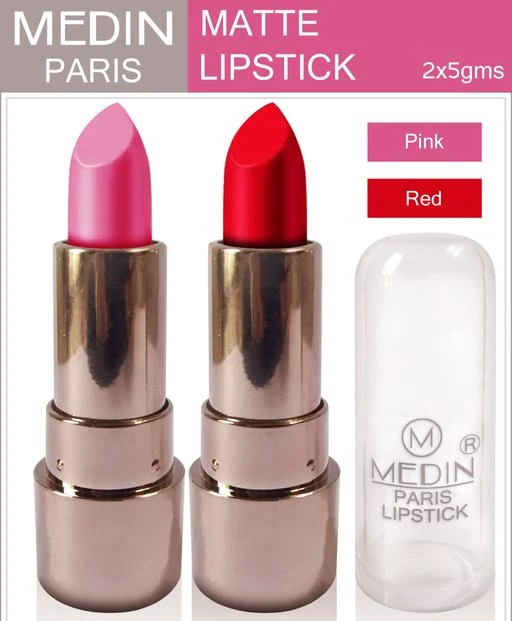 Checkout this latest Lipsticks
Product Name: *Medin Paris Matte Me Lipstick (Pack of 2)*
Product Name: Medin Paris Matte Me Lipstick (Pack of 2)
Brand Name: Medin Paris
Finish: Matte
Color: Combo Of Different Color
Type: Stick
Net Quantity (N): 2
Country of Origin: India
Easy Returns Available In Case Of Any Issue


SKU: Medin copper matte lipstick set of (2) 18 114 red pink
Supplier Name: Femina Beuty

Code: 781-2225898-095

Catalog Name: matte lipstick Medin Paris Matte Me Lipstick Combo Vol 17
CatalogID_295960
M07-C20-SC2005