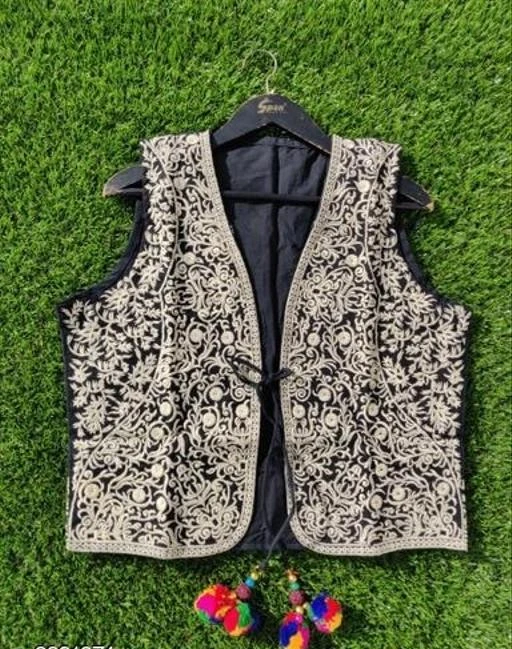 Checkout this latest Ethnic Jackets
Product Name: *Attractive Cotton Kutchi Work Ethnic Jacket*
Sizes: 
S, M, L
Country of Origin: India
Easy Returns Available In Case Of Any Issue


SKU: ACKW_7
Supplier Name: KHK

Code: 293-2231274-759

Catalog Name: Atmaja Attractive Cotton Kutchi Work Ethnic Jackets
CatalogID_296719
M03-C06-SC1008