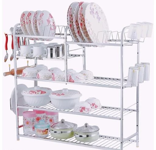 Checkout this latest Dish Racks
Product Name: *Designer Racks & Holders*
Material: Stainless Steel
Product Breadth: 10 Inch
Product Height: 31 Inch
Product Length: 30 Inch
Net Quantity (N): Pack Of 1
BRIGHT STEEL 5 LAYER 30*30 Wall Mount Modern Kitchan Utensils Dish Rack Stainless Steel Kitchan Rack Utensil Rack Utensil Stand (Steel) Steel Kitchan Rack (Steel) Utensil Kitchan Rack (Steel)
Country of Origin: India
Easy Returns Available In Case Of Any Issue


SKU: EEE
Supplier Name: BRIGHT STEEL

Code: 0771-22394576-8992

Catalog Name: Modern Racks & Holders
CatalogID_4791405
M08-C23-SC1640